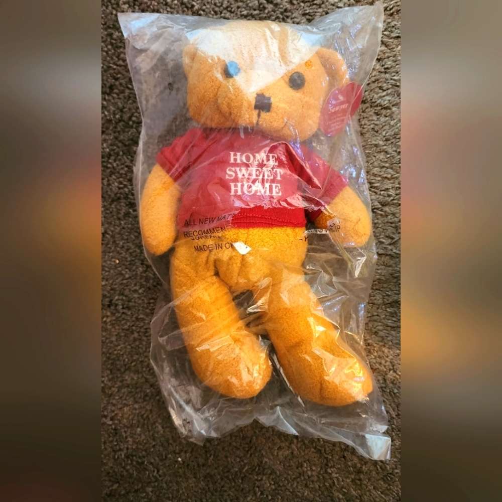 Vintage Habitat 4 Humanity Limited Edition ROOFUS Teddy Bear Plush SEALED
